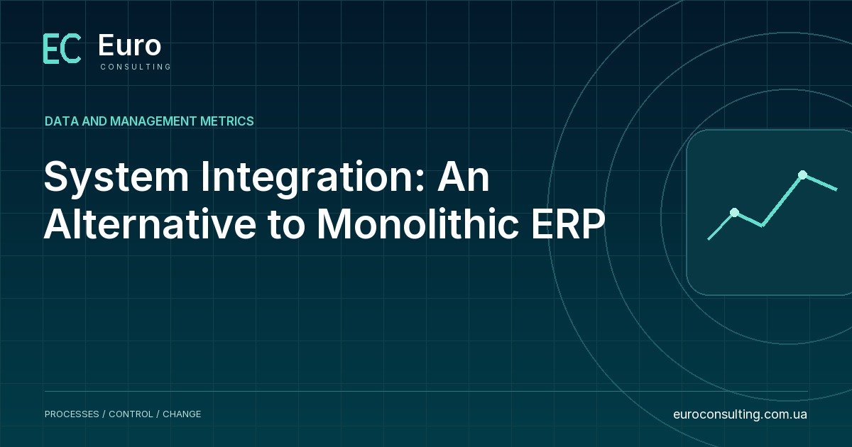 System Integration: An Alternative to Monolithic ERP