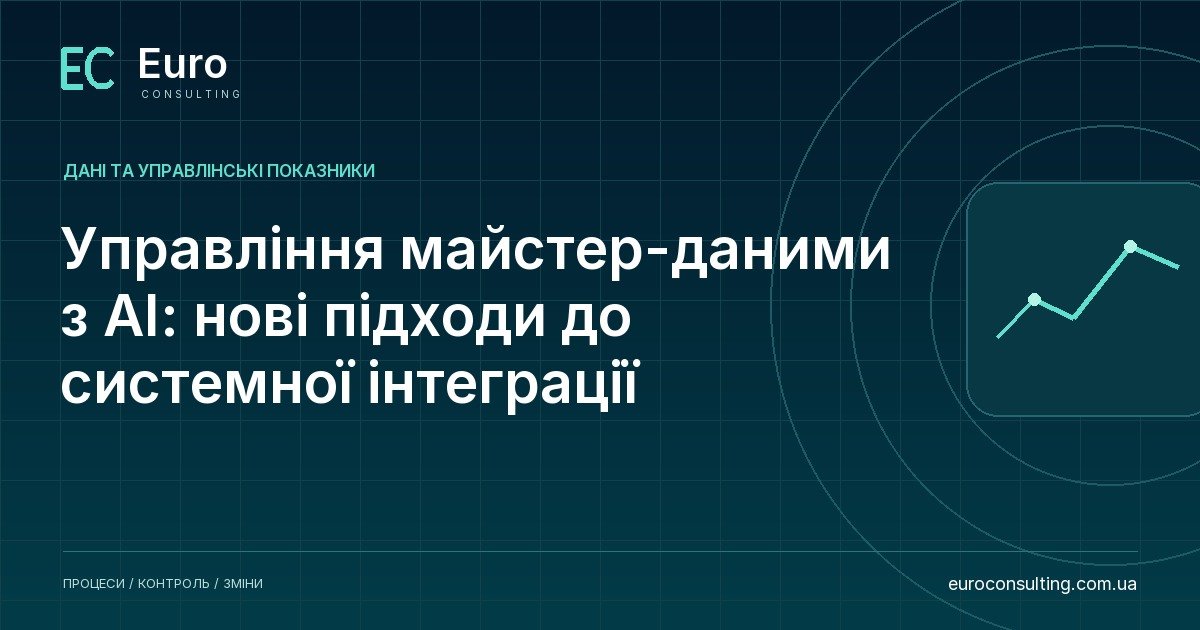 Управління майстер-даними з AI: нові підходи до системної інтеграції