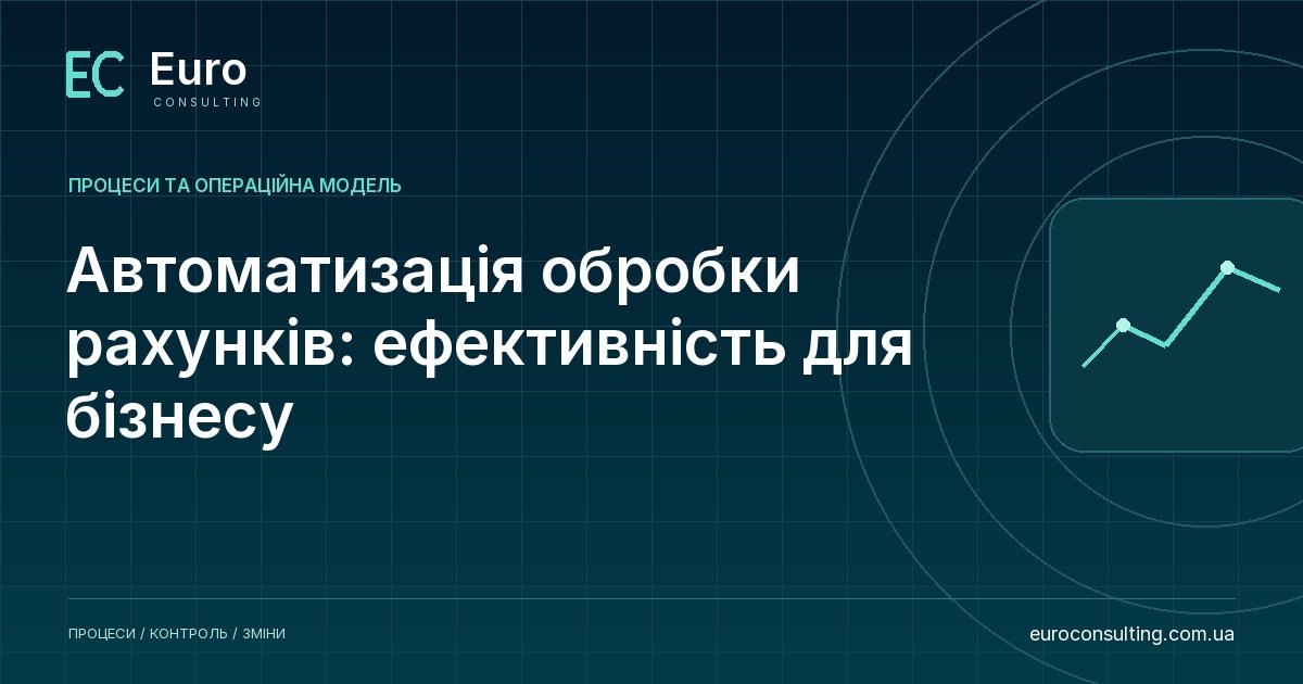 Автоматизація обробки рахунків: ефективність для бізнесу