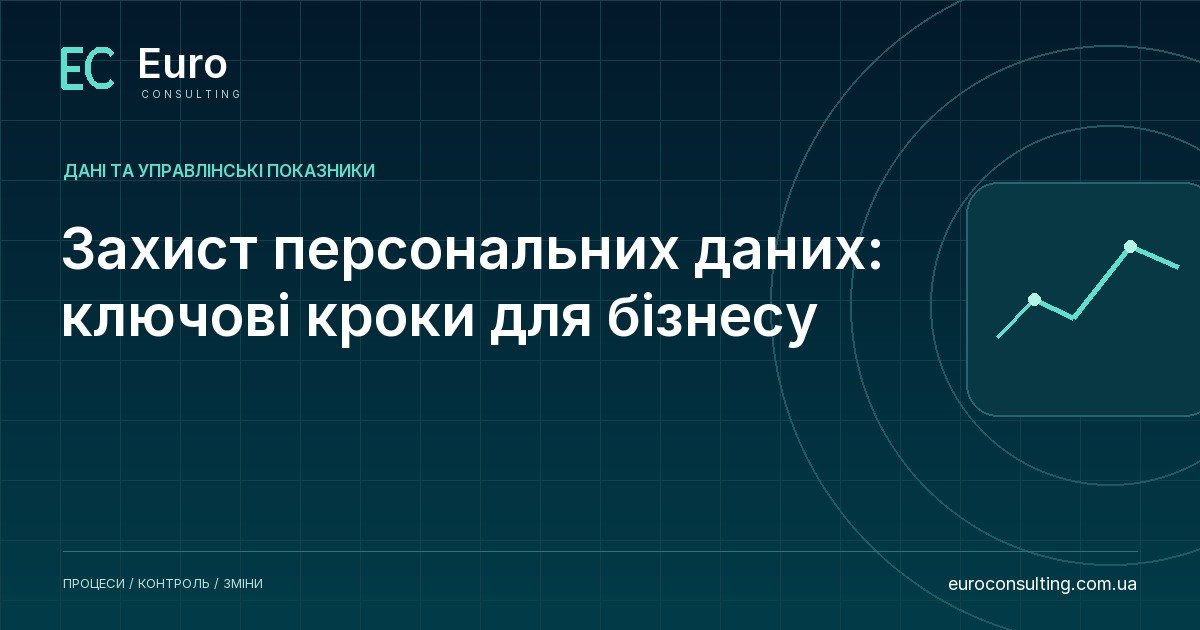 Захист персональних даних: ключові кроки для бізнесу