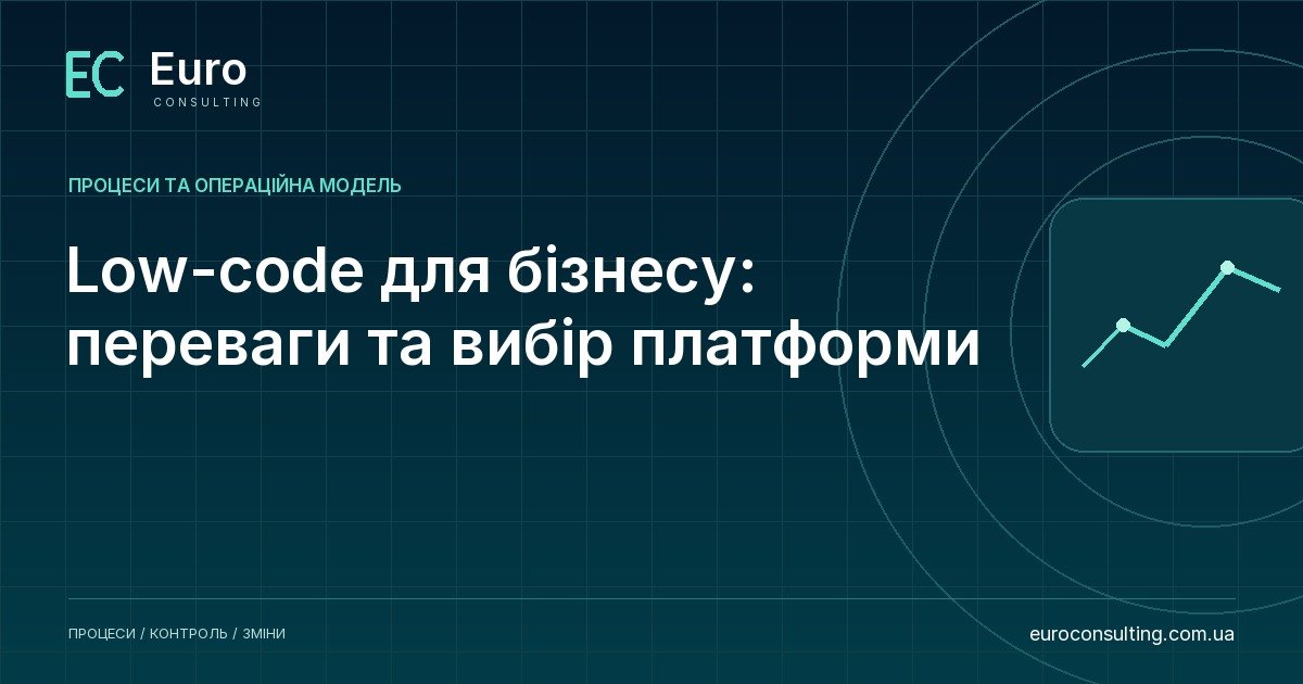 Low-code для бізнесу: переваги та вибір платформи