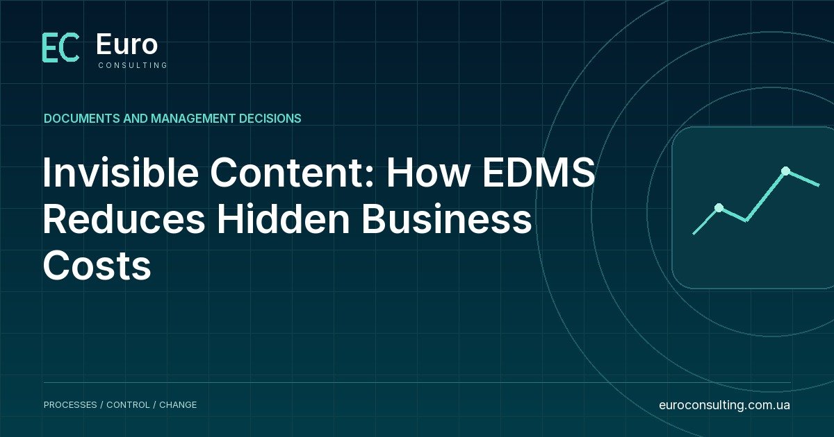Invisible Content: How EDMS Reduces Hidden Business Costs