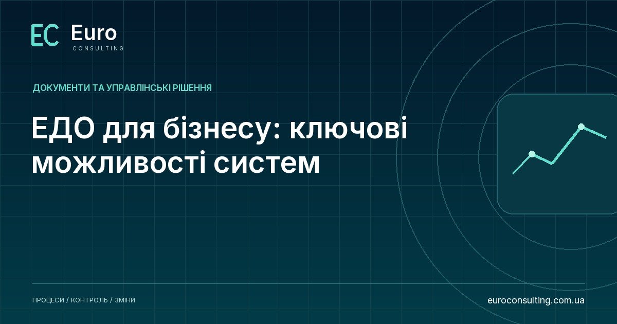 ЕДО для бізнесу: ключові можливості систем