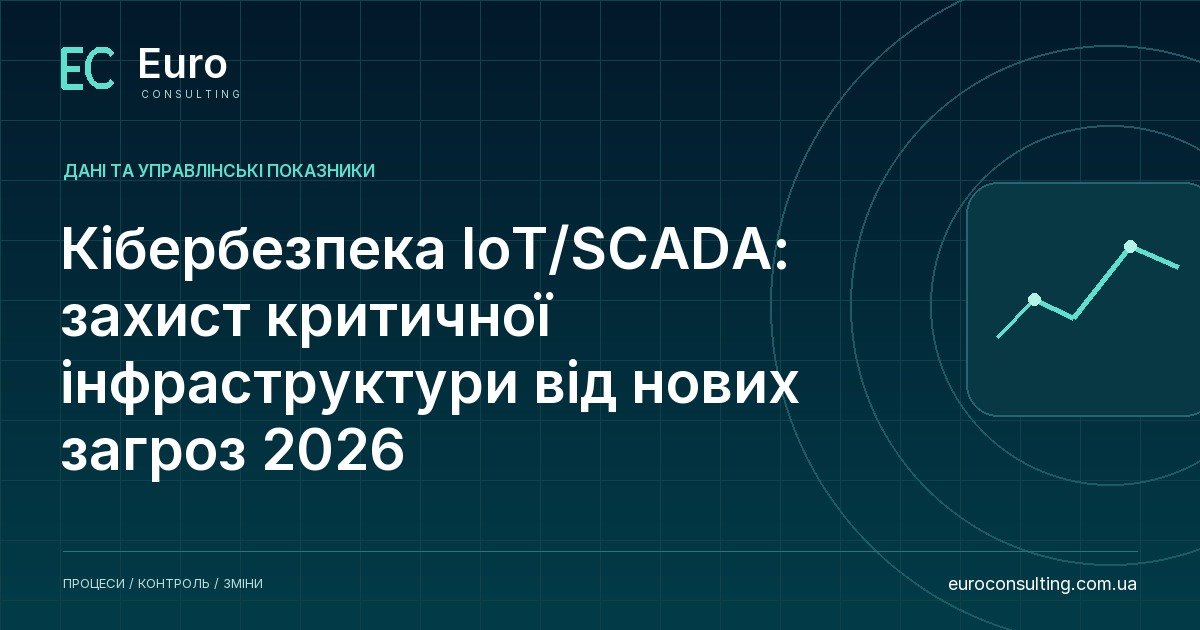 Кібербезпека IoT/SCADA: захист критичної інфраструктури від нових загроз 2026
