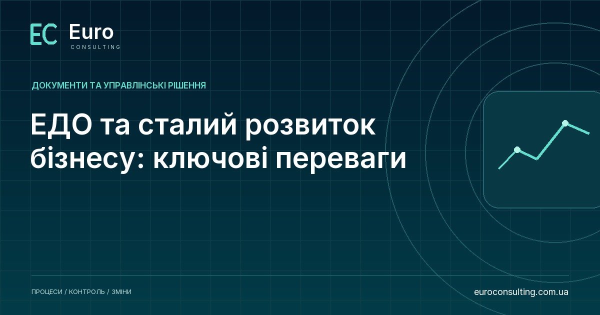 ЕДО та сталий розвиток бізнесу: ключові переваги