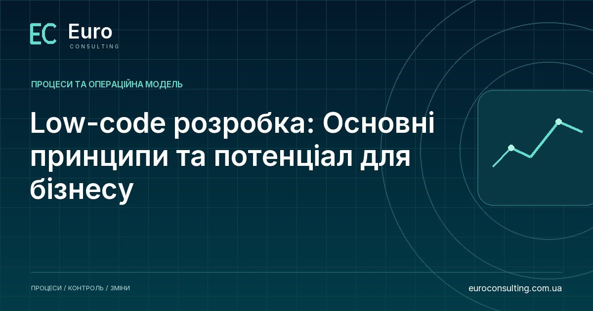 Low-code розробка: Основні принципи та потенціал для бізнесу