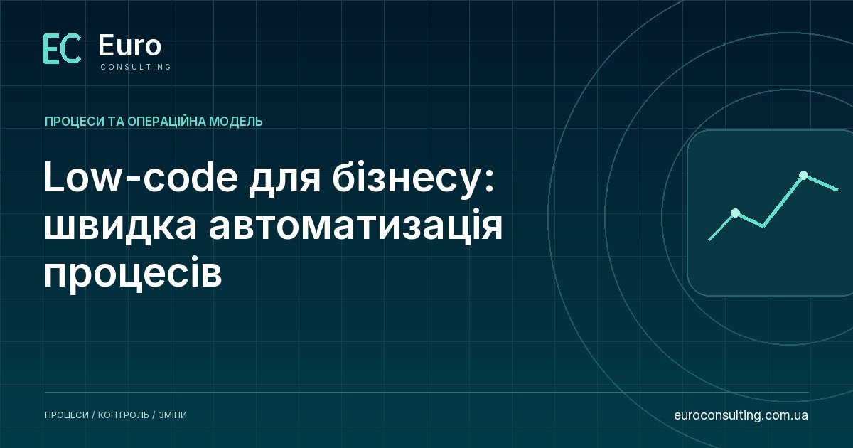Low-code для бізнесу: швидка автоматизація процесів