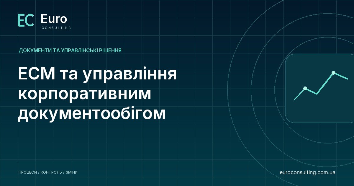 ECM та управління корпоративним документообігом