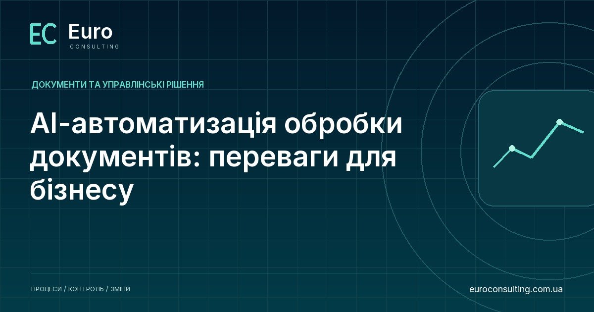 AI-автоматизація обробки документів: переваги для бізнесу